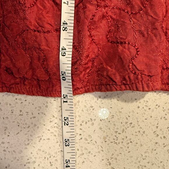 Vintage Boho Floral Embroidered Maxi Dress Pink One Size Hippie Lagenlook Artsy - Picture 12 of 12